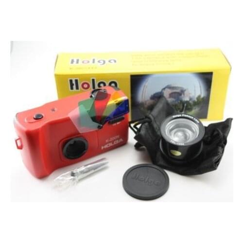 Holga K200N K200 N 35mm 135mm Fisheye Lens Color Flash lomography Film Camera