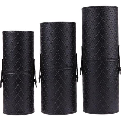 PU Leather Makeup Storage Holder Cosmetic Cup Case Box for Makeup Brush Pen high quality Holder Storage Empty Holder Makeup Tool