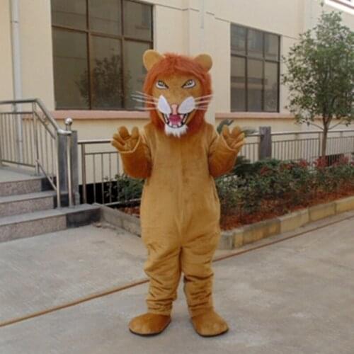 Lion Mascot Costume Suits Halloween Cosplay Party Game Dress Outfits Clothing Advertising Carnival Xmas Easter Festival Adults