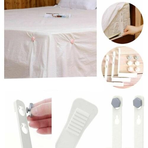 2020 Creative Home Hotel Quilt Fixator Blanket Pins Fixed Button Duvet Clips Bedding Fasteners Unclasp