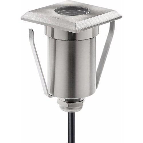 Landscape Decor Square Led Underground Light Waterproof Outdoor Floor Lamp Recessed Stair Lighting 12v for Plinth Garden F107