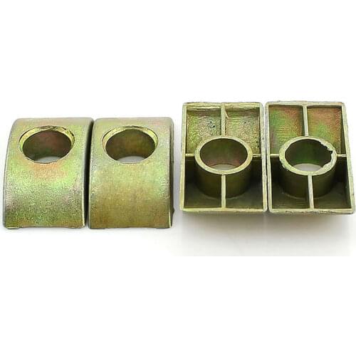 M8 Half Moon/Crescent Nut Washers For Bunk Bed Cots Furniture Connecting Screws Assembly Fittings Color Zinc Plating