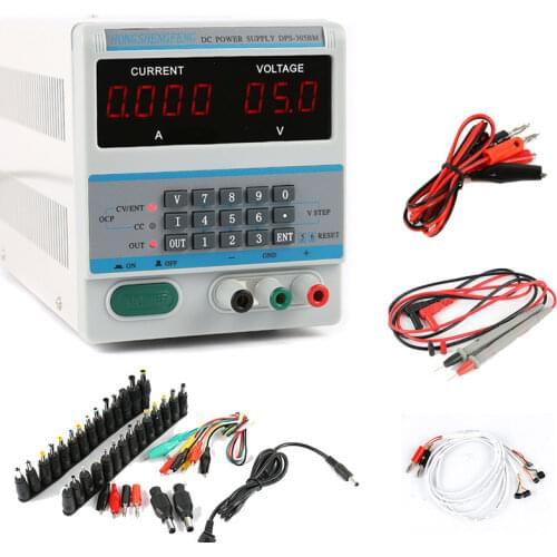 DPS-305BM Adjustable Digital Laboratory Programmable DC Power Supply 0.1V 0.01A 30V 5A 110V Or 220V Phone Repair Kit Set