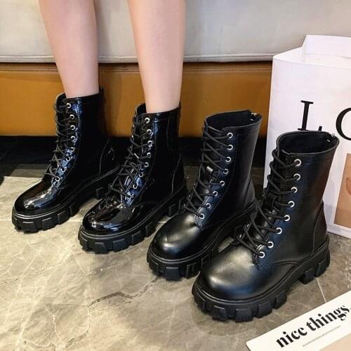 New Woman Shoes Woman Winter Snow Boots Warm Middle Calf Boots Platform Rubber Female Boots Winter Lady Thick Bottom Shoes