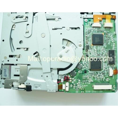 Original Clarion 6 disc cd changer mechanism with PCB 039-2691-00 Drive loader for Mazda Car CD audio free shipping 3pcs