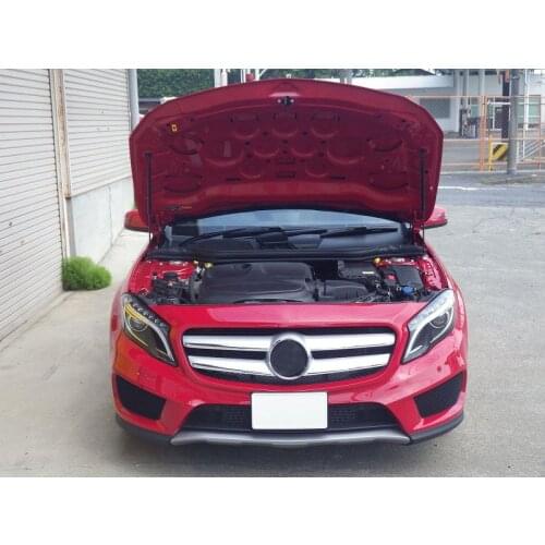 For 2014-2020 Mercedes-Benz GLA X156 Front Bonnet Hood Modify Gas Struts Carbon Fiber Spring Damper Lift Support Absorber