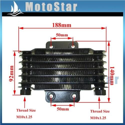 Oil Cooler Radiator For Pit Dirt Bike ATV Quad Motorcycle