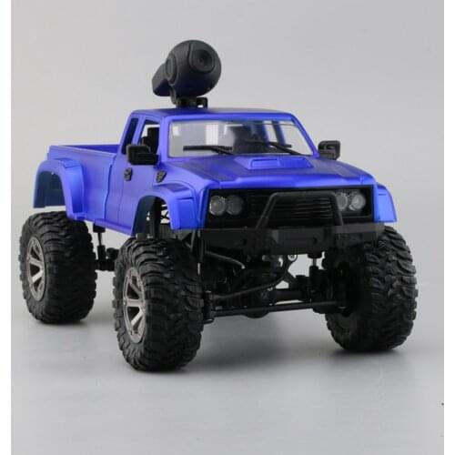 RC Car with 720P Camera Fayee FY002A 1/16 2.4G 4WD HD WIFI FPV Off-road Military Remote Control Truck W/LED Light RTR Toy
