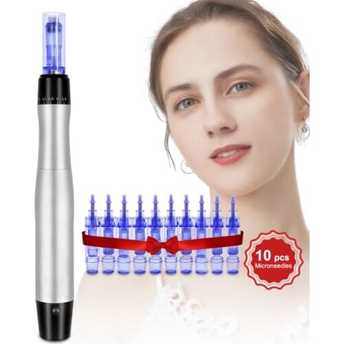 Microneedling Pen Machine Derma Microneedling Pen Mesotherapy Professional MYM Pen Wireless Skin Care Kit Beauty Machine