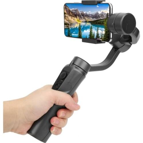 F6 Smart Phone Stabilizer tripod head Handheld Mobile Phone selfie stick Anti-shaking Rotatable 3-Axis Gimbal Stabilizer tripode