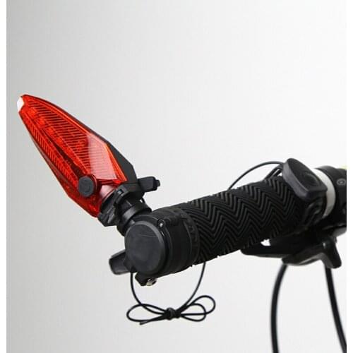 Multiple Functions Bike Warning Lights Horns Alarms Waterproof USB Rechargeable Riding Handle Light LED Cycling Equipment HL009A