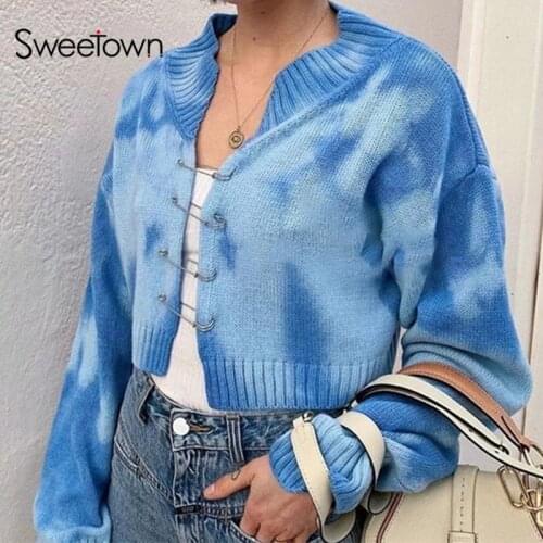 Sweetown Women's Knitted Cardigans
