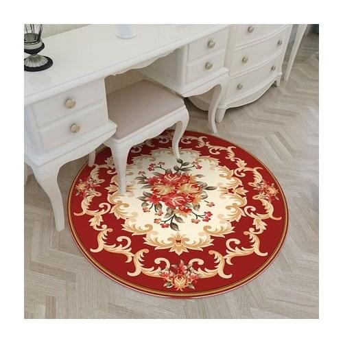 Dressing Table Round Carpet Luxury European Bedroom Blanket Hanging Basket Floor Mat Chair Pad Living Room Rocking Home Rug