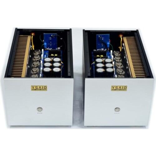 Latest Arrival 1 Pair Finished T350 HiFi 300W+300W Gold Seal High Power Split Post Amplifier Reference GOLDMUND Telos 350 Cir