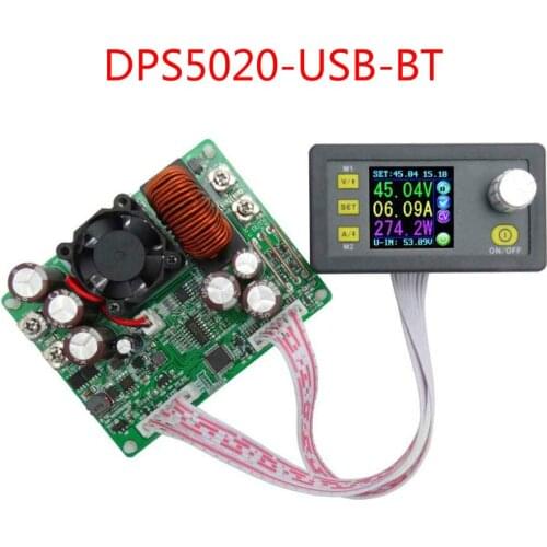 DPS5020-USB-BT Voltmeter DC Constant Voltage Current 50V 20A Step-down Digital Power Supply Buck Voltage Converter LCD Voltage