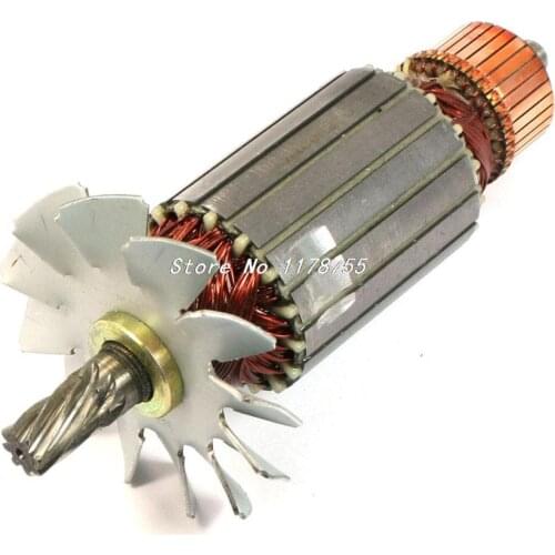 AC 220V 14mm Drive Shaft 8 Teeth Rotor Armature for Hitachi TCH-355HB Hammer
