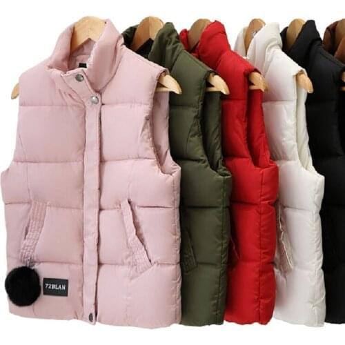ZG1151 2020 Spring and autumn winter women fashion short section student vest coat cheap wholesale free shipping