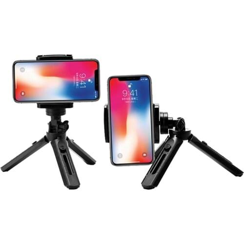 100pcs Flexible adjustable Mini Tripod Phone Holder Stand For iPhone mini Camera Tripod Phone Holder clip stand