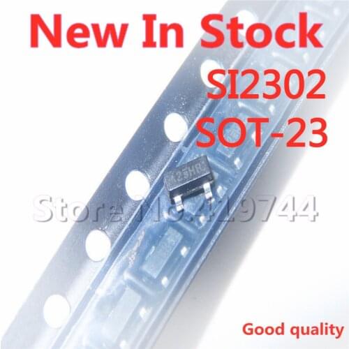 20PCS/LOT SI2302 A2SHB SOT23 2.5A/20V SMD field effect tube NEW In Stock