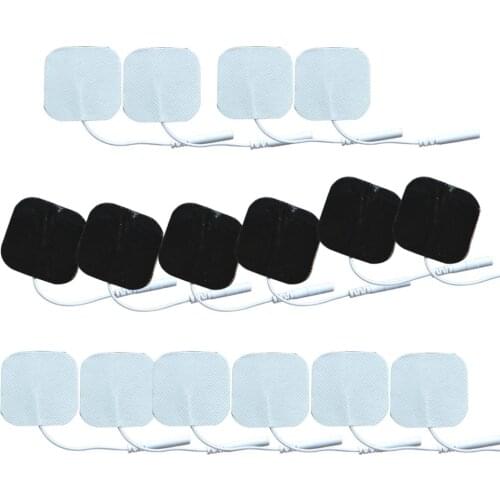 30pairs Electrode Pads Physiotherapeutic Muscle Stimulator Replacement Patches For TENS Physiotherapy Massager Machine 4 * 4cm