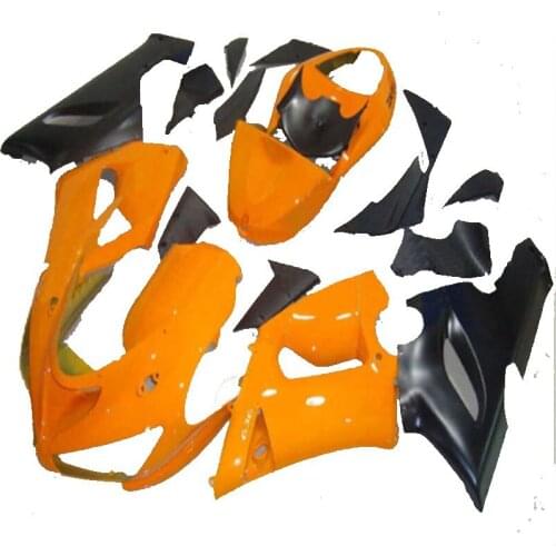 Brand new Fairings for 2005 2006 motorcycle Kawasaki ZX6R 05 06 orange black fairing kits NEW HOT-Dor D