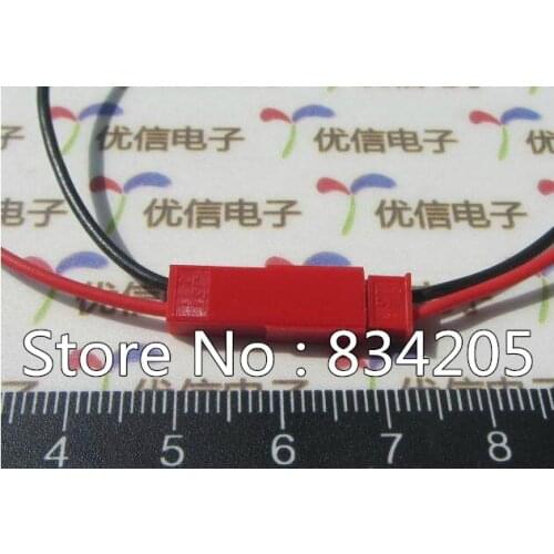 Free shipping Fast Delivery- high quality JST 2.54mm 2P connector male + female wiring 10CM