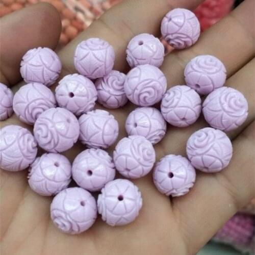 20pcs new flower beads clay material size 12mm round ball beads jewelry finding and jewelry accessories for women bracelets make