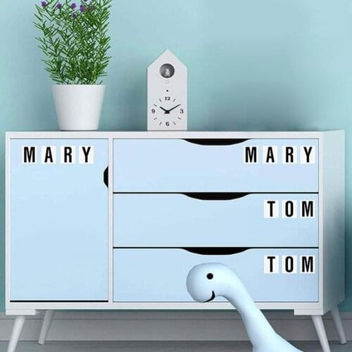 Mailbox Digital Sticker Sticker 72 Stickers Package Waterproof For Party Sticker Decoration Supplies Alphanumeric Label H4H6