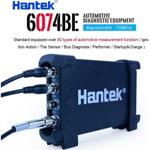 Hantek 6074BE Digital Oscilloscope 70MHz 1GSa/s 4CH USB Virtual Oscilloscope Car Diagnostic Instrument Diagnostic Tool Automatic