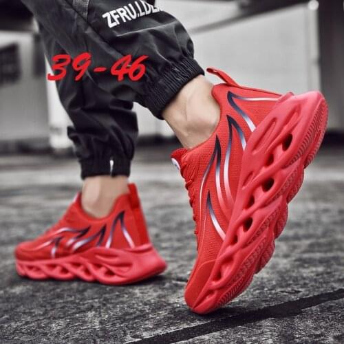 Men Blade Running Shoes for Men Jogging Sneakers Male Breathable Mesh Lace-up Outdoor Training Fitness Sport Shoes Man Sneakers