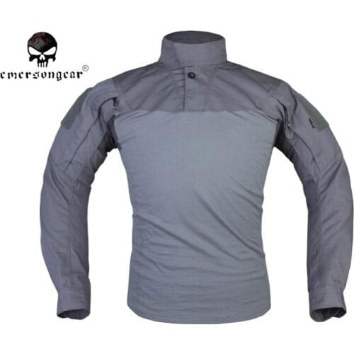 Emersongear Combat Assault Shirt Airsoft Military bdu Shirt AOR2 Wolf Grey EM9316