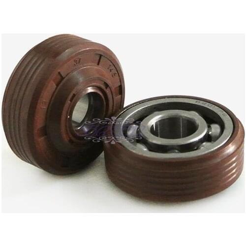 2Pcs Oil Seal Crankshaft Bearing Kit For HUSQVARNA142 141 137 136 41 36 Chainsaw