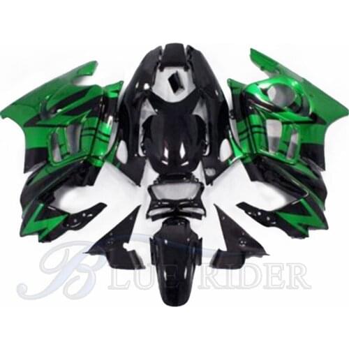 Hot Motorcycle Fairing Kit For HONDA CBR 600 F3 1995 1996 Fairings Parts CBR600F 95 96 Full Bodyworks Green Black + Tank Cover
