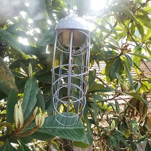 Bird Feeder Bird Food Container Food Feeding Station for Yard Garden Outside