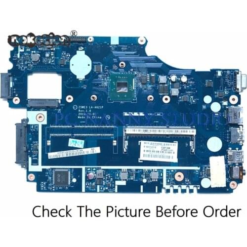 PCNANNY For Acer E1-510 Laptop motherboard NBY4711002 Z5WE3 LA-A621P N2820 DDR3 tested