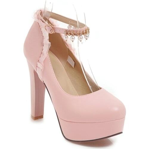 Fashion high age season with shoes 2019 thick with waterproof single shoes 40-43