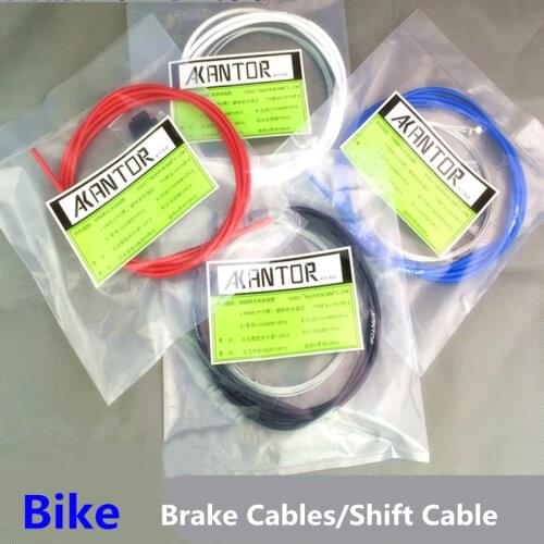 MTB road Bicycle Brake Cable Wire 4 Colors Bike Shifting Cable MTB Bicycle Shift Wire Brake Line 2/2.5meter Pipe Bicycle Part