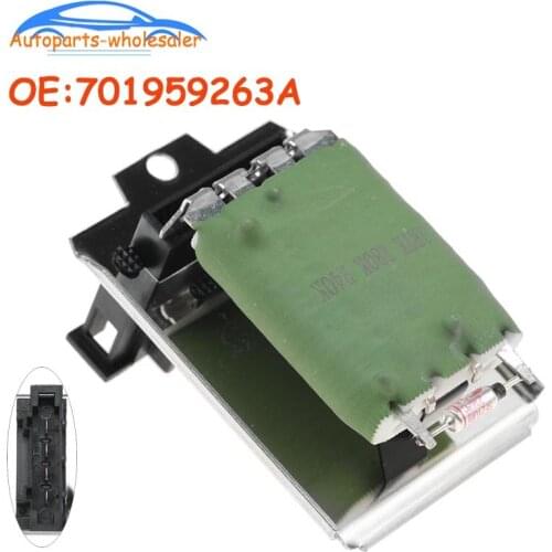 New 701959263A For VW Caddy MK2 Golf MK3 Passat Polo Transporter MK4 Vento Heater Blower Motor Resistor Car Accessories