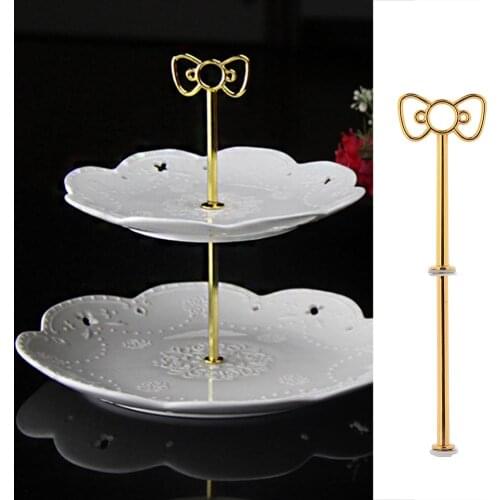 Bow Cake Plate Stand Desserts Cheese Candy Display Rack Holder Birthday Party banquet Supplies Accessories Biscuits Fruit tray