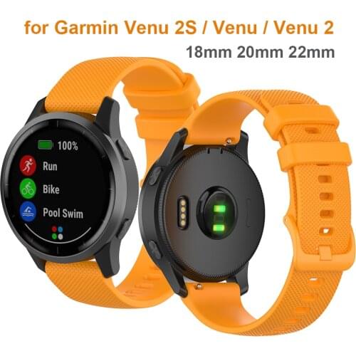 Amber Correa Straps for Garmin Venu 2 2S/vivomove 3s/Garminmove3S/vivoactive 4s 3 4/GarminActive S Wristband 18mm 20mm 22mm Band