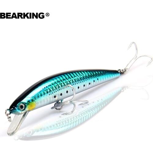 Bearking 1PC 11cm 18g Hard Fishing Lure Crank Bait dive 1.8m Lake River Fishing Wobblers Carp Fishing Baits different colors