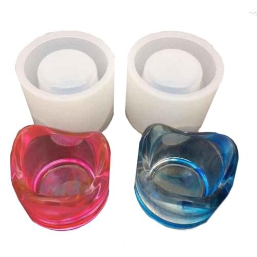 Silicone Mold Candlestick Concrete Flower Pot Mould Candle Holder Tool Succulent Pot Mold Chocolate Mold Home Crafts Decorations