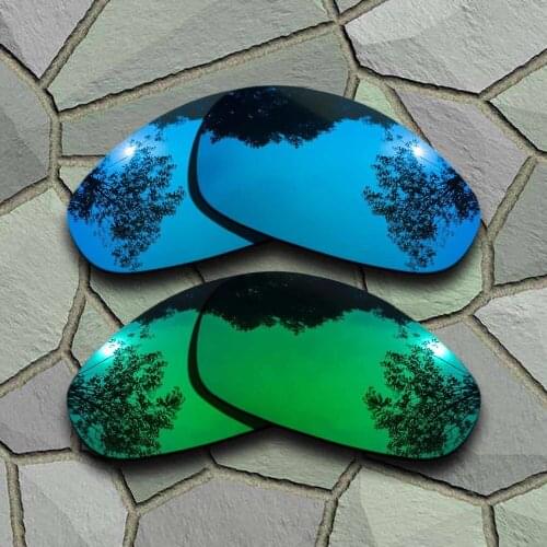 Sky Blue&Jade Green Sunglasses Polarized Replacement Lenses for Oakley Juliet
