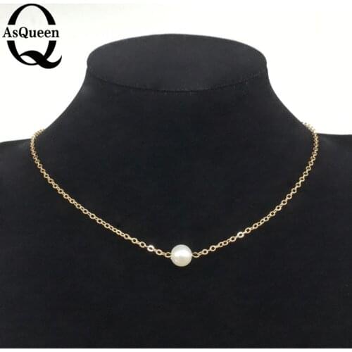 Rushed Special Offer Pendant Necklaces Collares Fashion Simple Elegant Imitation Pearl Necklace For Women Jewelry