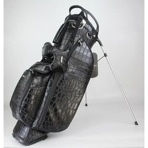 Golf bag 14 bags high-grade crocodile pattern bag waterproof bag ultra light golf bracket bag