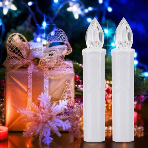 LED Flameless Candles Electronic simulation candle creative proposal birthday wedding remote control led candle light decorate