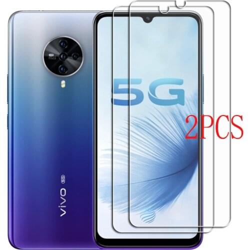 2PCS for vivo G1 Tempered Glass Protective FOR vivo S6 5G V1962A, V1962BA 6.44" Screen Protector Film phone Cover