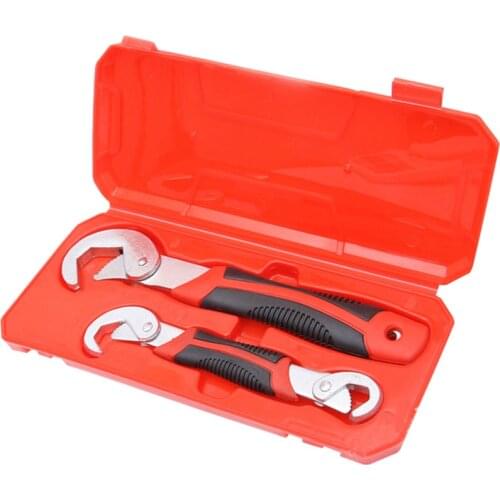 1/2pcs Multi-function Wrench Adjustable Universal Quick Buckle Soft Handle Portable Torque Ratchet Oil Filter Hand Tool9-32/45mm