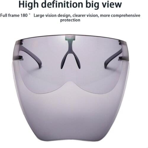 2021 Full Face Shield Glasses Enhanced Light Glasses Anti-Glare Sports Sun Glasses Cycling Equipment Oversize Face Mask Hot