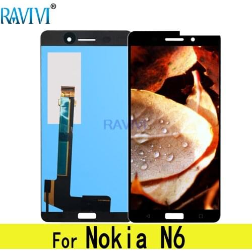 5.5" N6 LCD For Nokia 6 LCD Display TA-1025 TA-1021 TA-1033 Touch Screen Digitizer Assembly Replacement For Nokia 6 N6
